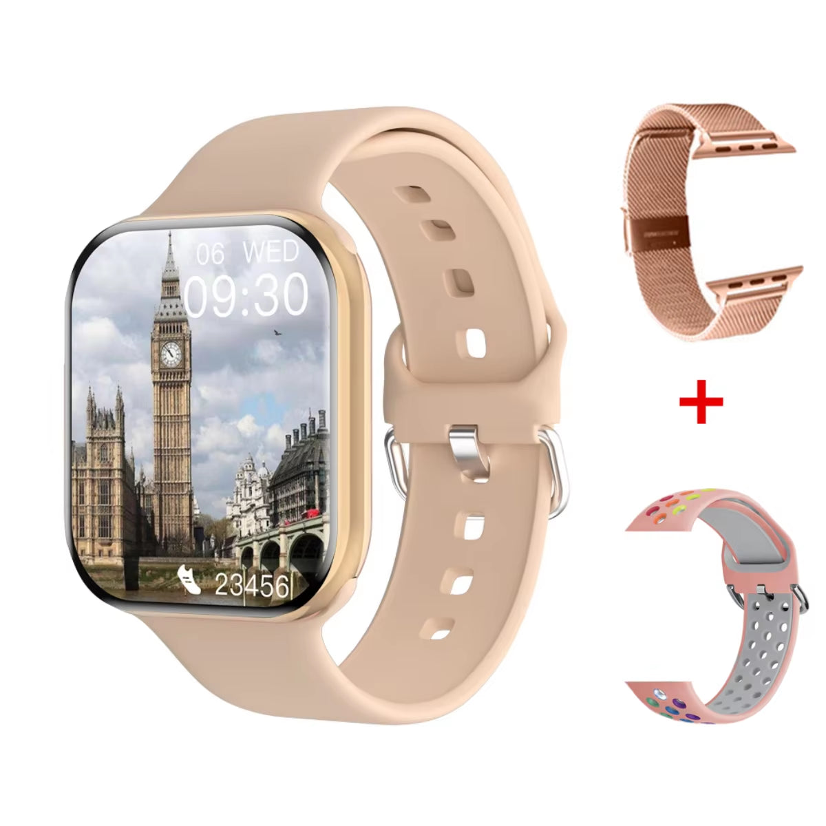 2025 GPS Smart Watch Series 10 for Apple Watch X 10 Memory Music Video Bluetooth Call Waterproof NFC Smartwatch for Android IOS