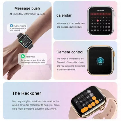 2025 GPS Smart Watch Series 10 for Apple Watch X 10 Memory Music Video Bluetooth Call Waterproof NFC Smartwatch for Android IOS